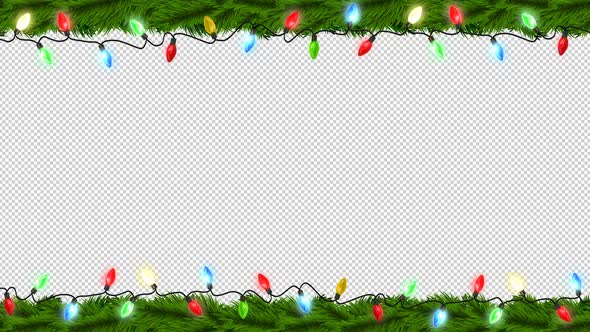 Christmas Lights Frame Loop