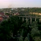 Aerial View of Canyon and Old Town in the Kamenec-Podolskiy - VideoHive Item for Sale
