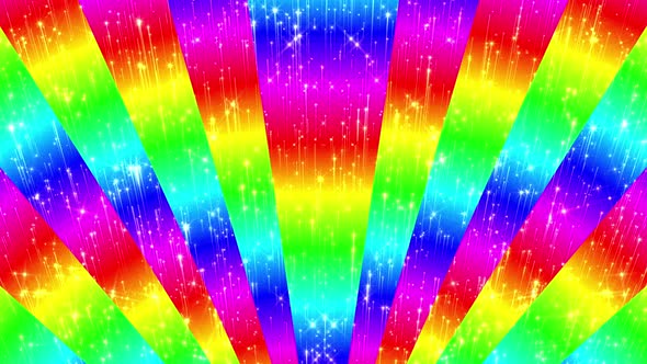 4k Glitter Rainbow Lines
