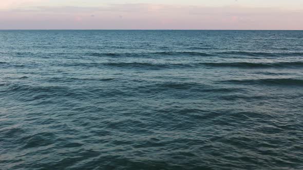 Aerial view from Inspire2 of ocean front along Saint George Island. alt