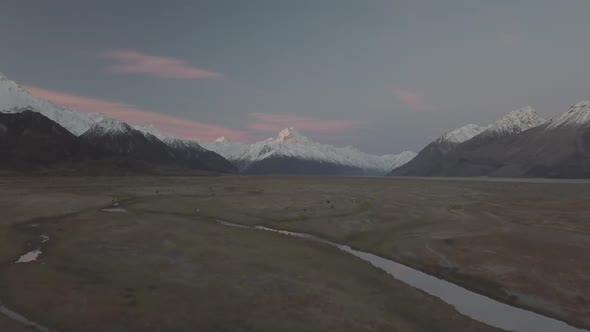 Mt Cook in the evening