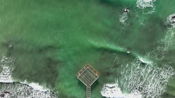 Sea Texture 4K filmed on a drone alt