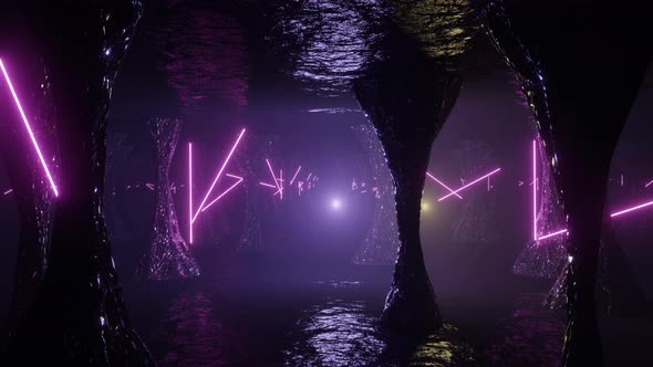 Underground Cave In Alien Planet 02 4K alt