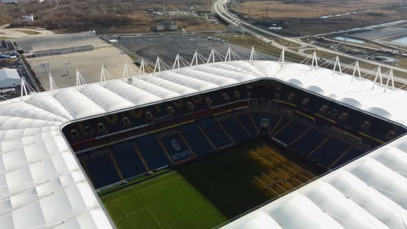 Rostovarena Football Stadium Aerial View
