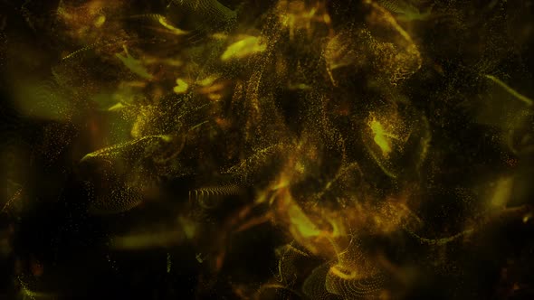 Fluid Particles Background Loopable 4K