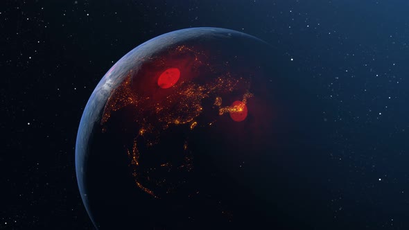 Spreading the Virus Across the Globe of Planet Earth