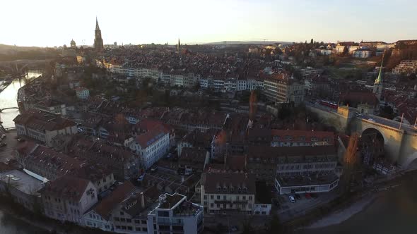 Aerial view of Bern alt