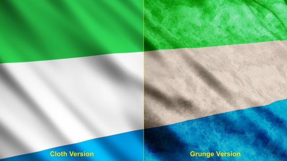 Sierra Leone Flags alt