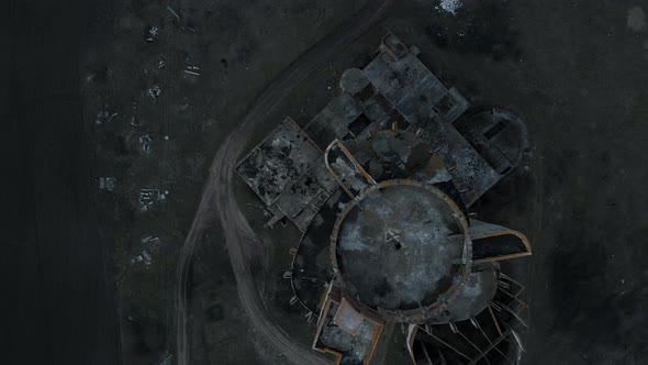 Aerial View of a Unfinished Multistorey Building alt