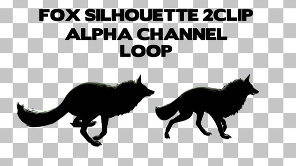 Fox Silhouette 2 Clip Loop