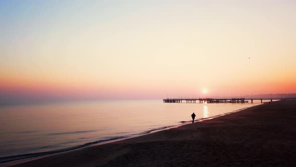 Sunrise Over Sea