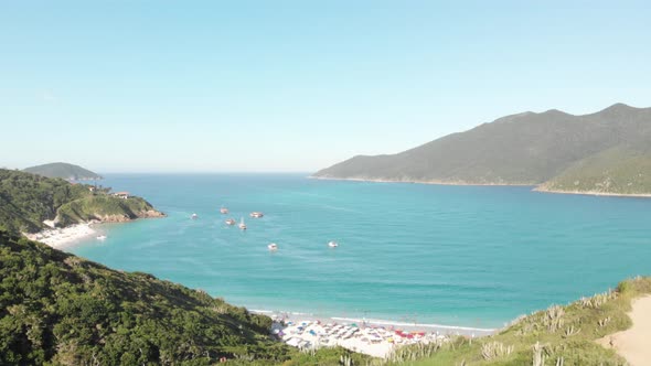 Aerial Shot Along The Beach alt