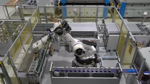 Robot In Manufacturing Unit
