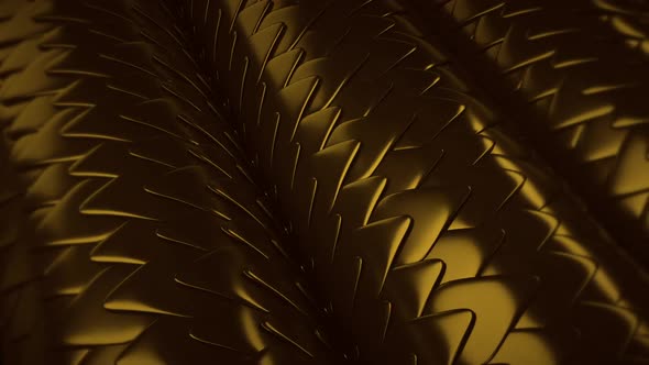 Rolling 3d Patterns Abstract Goldish Background