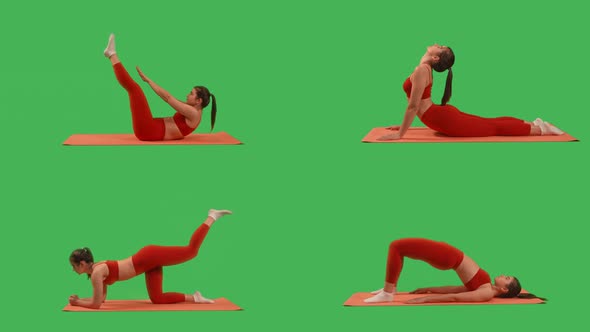 Workout on Green Screen Indoor alt