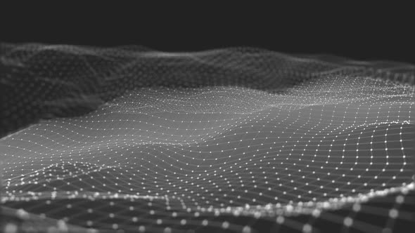 Waves on a Grid of Particles