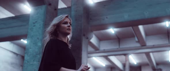 Girl Running away alt