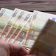 Man Counting Euro Banknotes - VideoHive Item for Sale