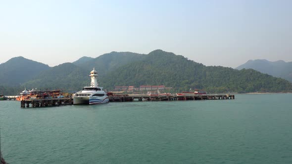 Sea Port of Koh Chang Thailand alt