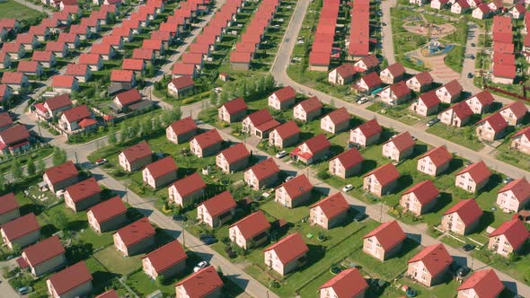 Aerial View of Cottage Village alt