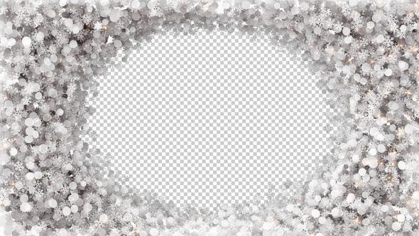 Snowflake Frame 01 4k alt