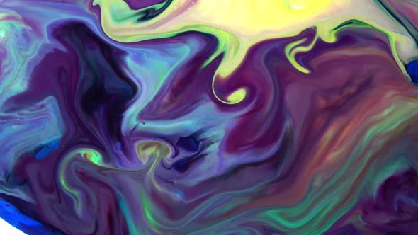 Abstract Paint Spreads And Swirling Texture 179