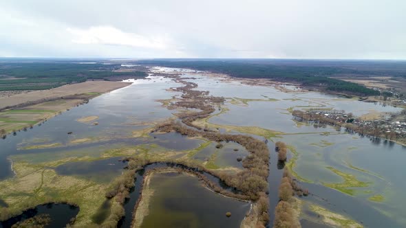 Spring Flood in Western Ukraine