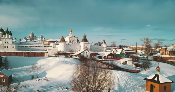 Aerial Panorama Of The Rostov Kremlin alt