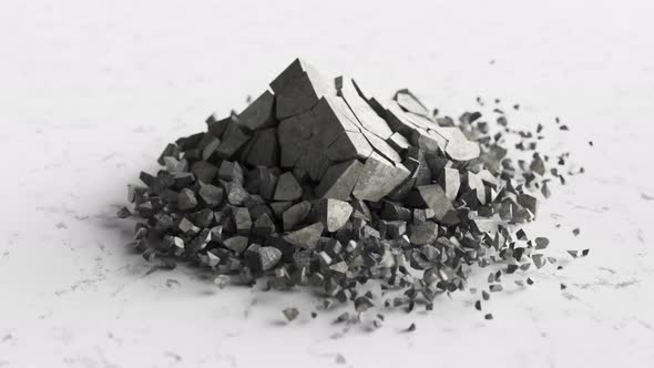 A Cube of Stone Shatters alt