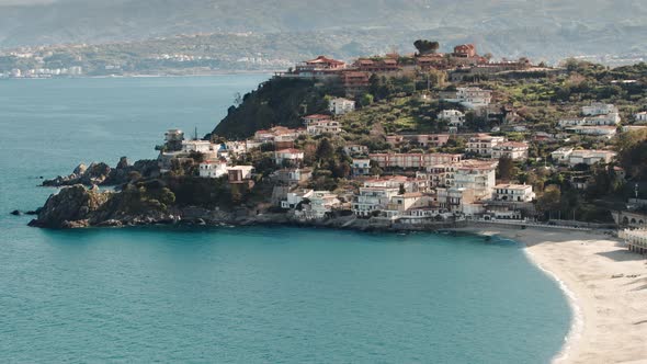 Montepaone Montauro City Near the Mediterranean Sea in Catanzaro alt