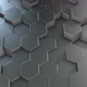 Abstract Aluminum Hexagonal Geometric Surface - VideoHive Item for Sale