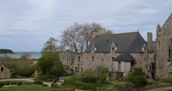 Abbey of Beauport, Paimpol, Cotes d Armor department, Brittany in France alt