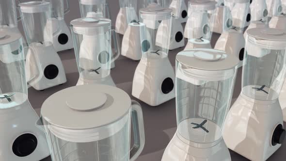 a lot of blenders in a row Hd alt