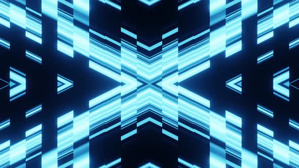Vj Backround Loop Blue Neon Party 4K alt