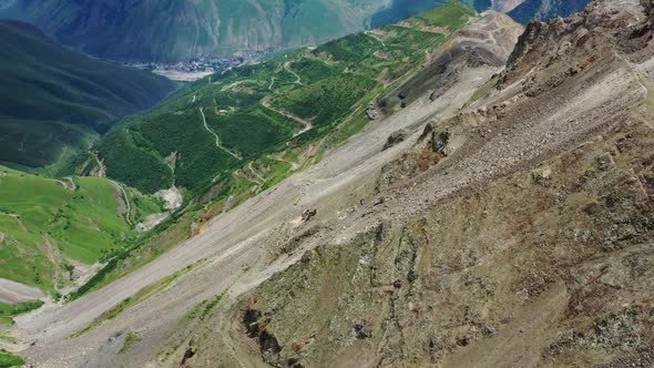 Old Mountain Road with Landslide alt