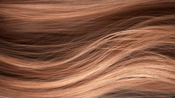 Super Slow Motion Shot of Waving Brown Hair at 1000 Fps alt