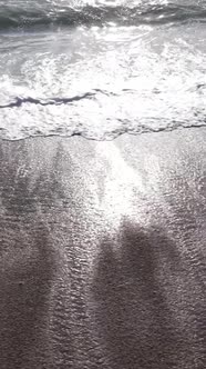 Sea Near the Coast  Closeup Aerial View of the Coastal Seascape alt