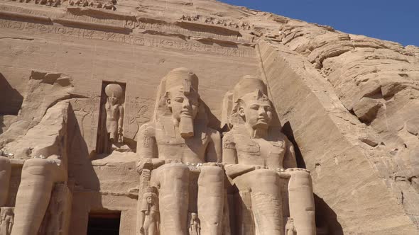 Aswan Egypt Great Abu Simbel Temple of Pharaoh Ramses