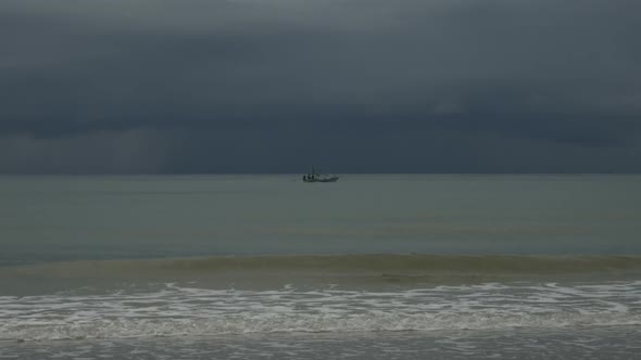Boat in Ocean alt
