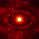 Glowing Light Planet in the Red Galaxy - VideoHive Item for Sale