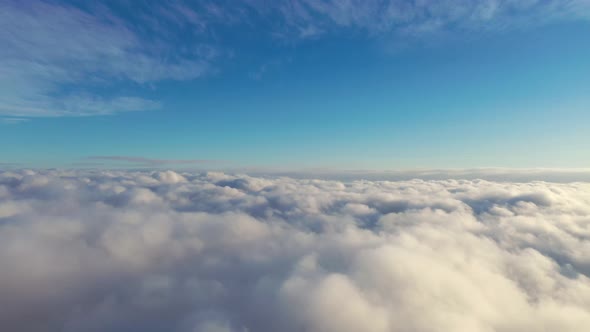 360 panorama view beautiful sky with clouds at the sunrise.  alt