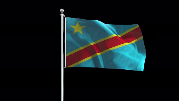 Congo Democratic Flag Big