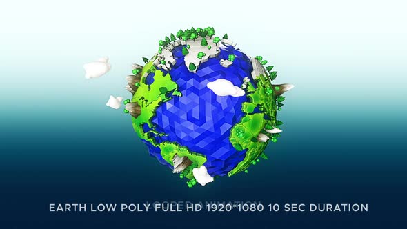 Earth Low Poly Loop alt