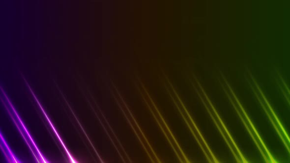 Colorful Neon Laser Rays Lines
