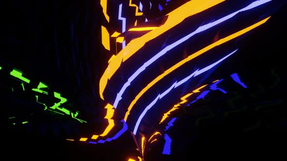 Vj Loop Abstract Figure Flashing Neon 004 alt