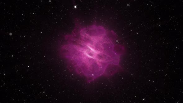 Abstract Purple Nebula