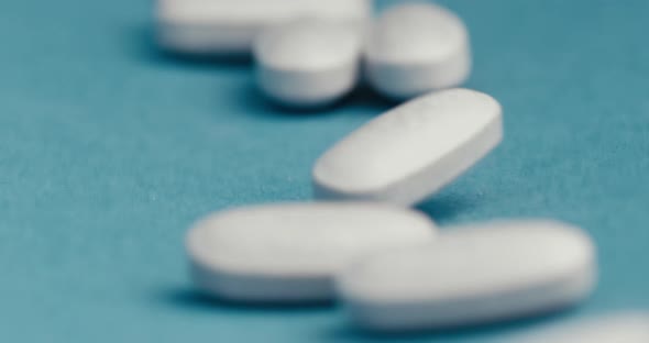 Pills Spinning On A Surface, Stock Footage | VideoHive