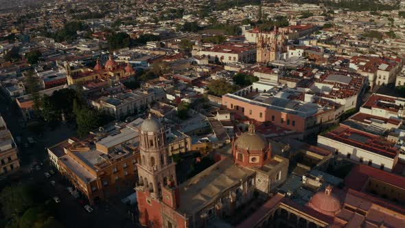 Aerial View of Queretaro City in Mexico