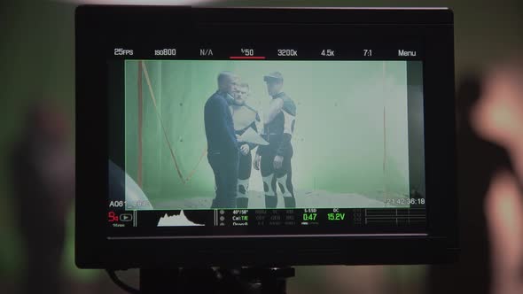 Preparations and a Scene Shown on Screen alt