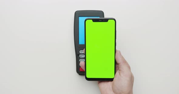 Contactless Payment for Paying By Smartphone with Nfc Technology alt